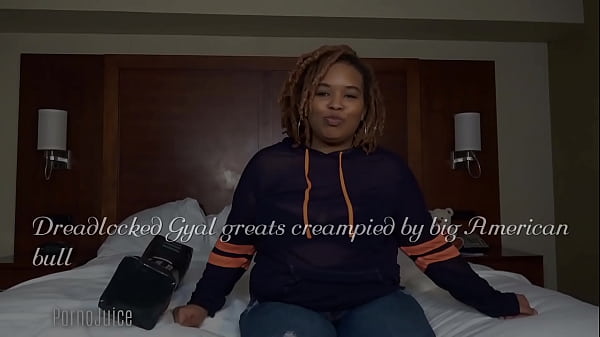 trailer Dreadlock Yardie Gyal gets nice hard fuck from Big Bull from Alabama